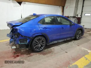 2022 Subaru WRX GT with VIN JF1VBAU68N8024310, listed as a Copart auction lot 52192135 with 45,240 mi miles and Salvage title. Bid and sale history available at DreamBid. Image 3.