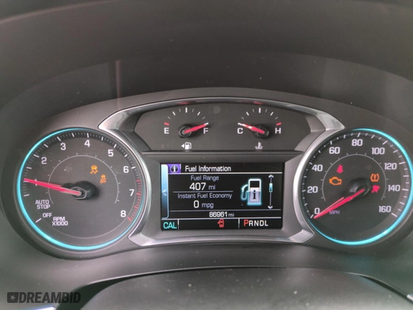 2018 Chevrolet Traverse LT Cloth with VIN 1GNEVGKWXJJ134986, listed as a Copart auction lot 49014745 with 86,961 mi miles and Salvage Title. Bid and sale history available at carsss.com. Image 9.