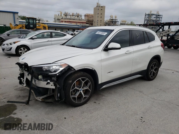 2018 BMW X1 sDrive28i with VIN WBXHU7C3XJ5H44902, listed as a Copart auction lot 46373033 with 49,520 mi miles and . Bid and sale history available at DreamBid. Image 1.