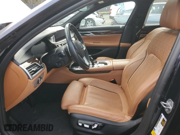 2020 BMW 7 Series 750i xDrive with VIN WBA7U2C08LGJ59707, listed as a Copart auction lot 49145595 with 30,020 mi miles and Salvage title. Bid and sale history available at DreamBid. Image 7.