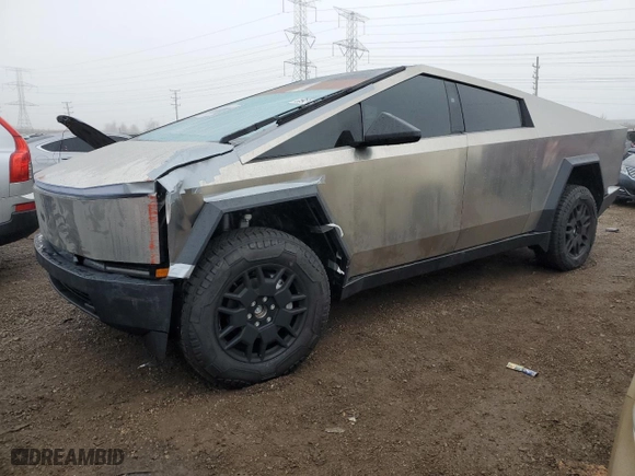 2024 Tesla Cybertruck Cyberbeast with VIN 7G2CEHEE6RA037516, listed as a Copart auction lot 85921324 with NaN miles and Salvage Title. Bid and sale history available at carsss.com. Image 1.