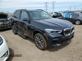 2023 BMW X5 xDrive45e with VIN 5UXTA6C04P9S03633, listed as a Copart auction lot 54916645 with Not provided miles and Salvage title. Bid and sale history available at DreamBid. Image 4.