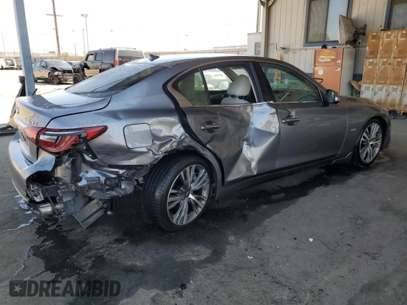 2020 Infiniti Q50 Luxe z VIN JN1EV7AP9LM203562, wystawiony jako Copart lot #57536415 z przebiegiem 48 790 mil mil oraz Szkoda całkowita • Salvage title. Historia ofert i sprzedaży dostępna na DreamBid. Obrazek 3.