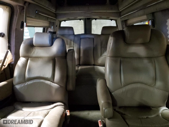 2002 Chevrolet Express Van with VIN 1GBFG15R921215686, listed as a Copart auction lot 75614424 with NaN miles and Salvage Title. Bid and sale history available at carsss.com. Image 10.