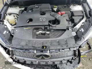 2021 Infiniti QX50 Luxe with VIN 3PCAJ5BB9MF120951, listed as a Copart auction lot 55303395 with 28,437 mi miles and Salvage title. Bid and sale history available at DreamBid. Image 12.