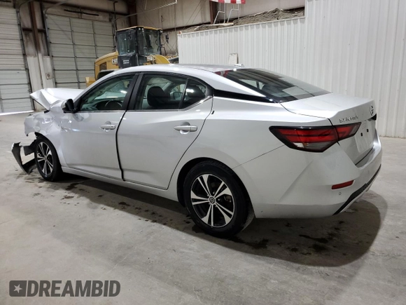 2022 Nissan Sentra SV with VIN 3N1AB8CV9NY290274, listed as a Copart auction lot 50655435 with 53,060 mi miles and Salvage Title. Bid and sale history available at DreamBid. Image 2.
