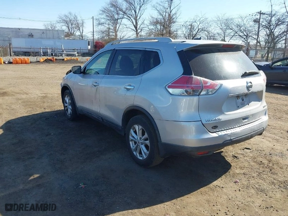 2015 Nissan Rogue SV with VIN 5N1AT2MV4FC799863, listed as a IAAI auction lot 41755466 with 120558 miles. Bid and sale history available at carsss.com. Image 3.