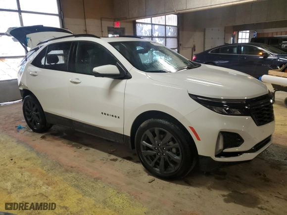 2024 Chevrolet Equinox RS with VIN 3GNAXMEG8RL333700, listed as a Copart auction lot 47079395 with 3,628 mi miles and Salvage Title. Bid and sale history available at carsss.com. Image 4.