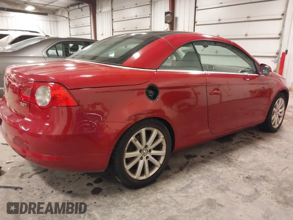 2007 Volkswagen Eos 2.0T with VIN WVWFA71F67V015635, listed as a IAAI auction lot 41422428 with 192,926 mi miles and . Bid and sale history available at DreamBid. Image 4.