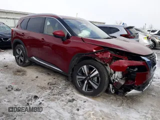2022 Nissan Rogue Platinum with VIN JN8BT3DD0NW273981, listed as a Copart auction lot 88629405 with 28,133 mi miles and Salvage Title. Bid and sale history available at DreamBid. Image 4.