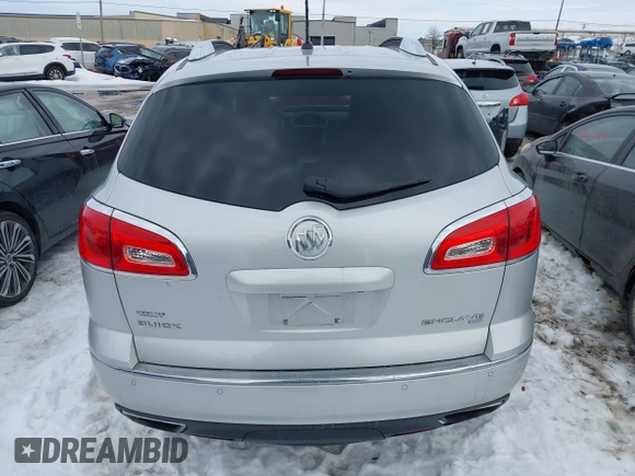 2014 Buick Enclave Premium with VIN 5GAKVCKD8EJ210568, listed as a IAAI auction lot 41651126 with 128,835 mi miles and . Bid and sale history available at DreamBid. Image 16.