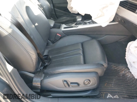 2019 Audi A4 Premium Plus with VIN WAUENAF44KA110793, listed as a IAAI auction lot 40676447 with 93,832 mi miles. Bid and sale history available at carsss.com. Image 5.