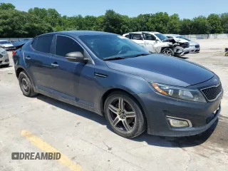 2015 Kia Optima LX with VIN 5XXGM4A78FG437595, listed as a Copart auction lot 56953215 with 217,522 mi miles and Salvage title. Bid and sale history available at DreamBid. Image 4.