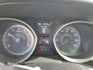 2013 Hyundai Elantra GT w/Blue Int with VIN KMHD35LE8DU048353, listed as a Copart auction lot 73672804 with 79,479 mi miles and Salvage Title. Bid and sale history available at carsss.com. Image 9.