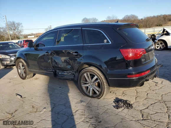 2015 Audi Q7 3.0T Premium Plus with VIN WA1LGAFE9FD016405, listed as a Copart auction lot 84907284 with 154,272 mi miles and Clean Title. Bid and sale history available at carsss.com. Image 2.
