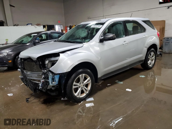 2016 Chevrolet Equinox LS with VIN 2GNALBEK4G6224916, listed as a Copart auction lot 49490295 with 88,840 mi miles and Salvage Title. Bid and sale history available at carsss.com. Image 1.