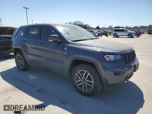 2020 Jeep Grand Cherokee Trailhawk with VIN 1C4RJFLT1LC357901, listed as a Copart auction lot 49820815 with 50,293 mi miles and Salvage title. Bid and sale history available at DreamBid. Image 4.