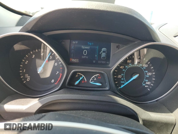 2015 Ford Escape SE with VIN 1FMCU9G91FUA11368, listed as a Copart auction lot 55069465 with 107,891 mi miles and Salvage Title. Bid and sale history available at DreamBid. Image 9.