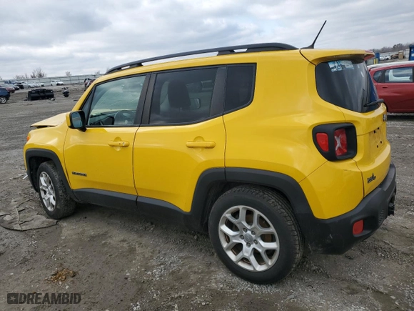 2017 Jeep Renegade Altitude with VIN ZACCJABB7HPF52275, listed as a Copart auction lot 45381965 with 96,201 mi miles and Salvage Title. Bid and sale history available at carsss.com. Image 2.
