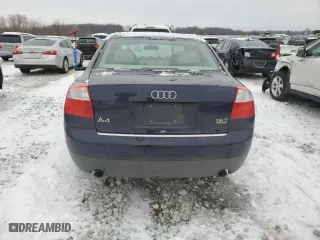 2002 Audi A4 1.8T with VIN WAULC68E62A175144, listed as a Copart auction lot 83342324 with 81,536 mi miles and Clean Title. Bid and sale history available at carsss.com. Image 6.