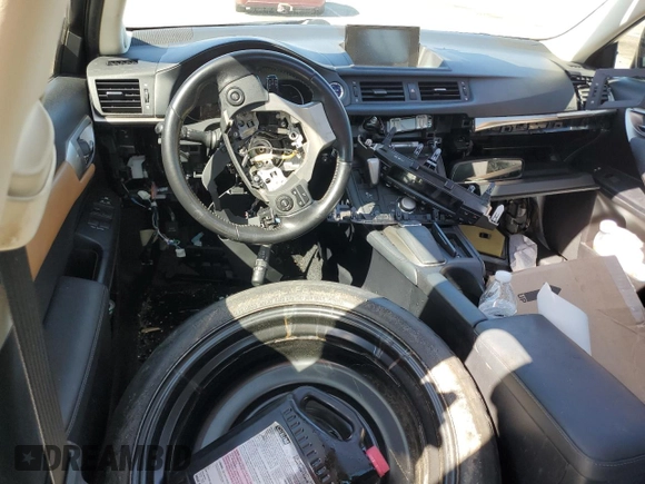2017 Lexus CT 200h with VIN JTHKD5BH1H2284265, listed as a Copart auction lot 49106175 with Not provided miles and Salvage title. Bid and sale history available at DreamBid. Image 8.