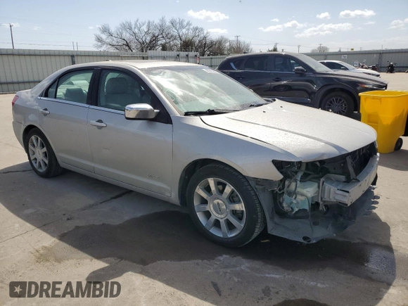 2008 Lincoln MKZ with VIN 3LNHM26T98R655480, listed as a Copart auction lot 49313205 with 68,106 mi miles and Salvage Title. Bid and sale history available at carsss.com. Image 4.