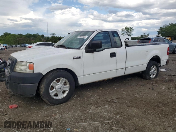 2007 Ford F-150 XL with VIN 1FTRF12217NA15470, listed as a Copart auction lot 55898825 with 204,078 mi miles and Clean title. Bid and sale history available at DreamBid. Image 1.