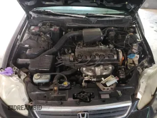 2000 Honda Civic LX with VIN JHMEJ6670YS002114, listed as a Copart auction lot 49373834 with 263,679 mi miles and Salvage Title. Bid and sale history available at DreamBid. Image 12.