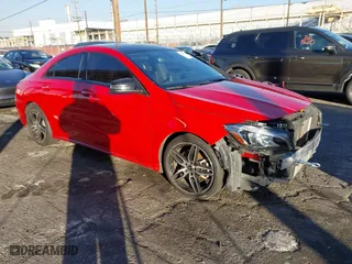 2019 Mercedes-Benz CLA with VIN WDDSJ4EB9KN725549, listed as a IAAI auction lot 41302399 with 70,537 mi miles. Bid and sale history available at carsss.com. Image 1.