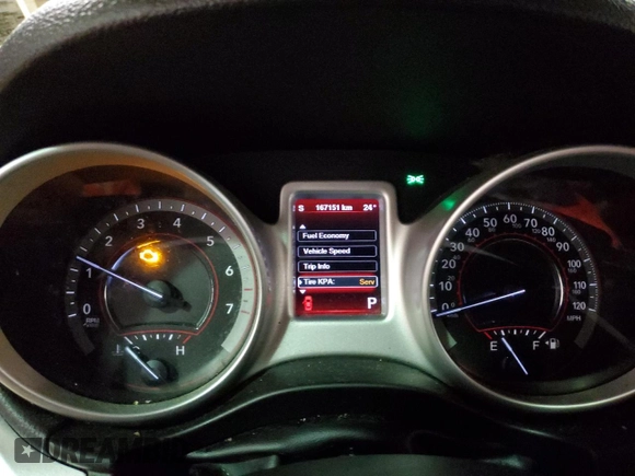2013 Dodge Journey Crew with VIN 3C4PDCCG2DT706716, listed as a Copart auction lot 67118723 with 167,151 mi miles and Salvage title. Bid and sale history available at DreamBid. Image 9.
