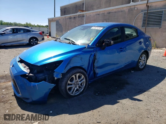 2016 Scion iA with VIN 3MYDLBZV0GY126458, listed as a Copart auction lot 57821414 with 89,427 mi miles and Salvage Title. Bid and sale history available at carsss.com. Image 1.