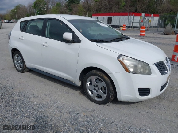 2009 Pontiac Vibe w/1SA with VIN 5Y2SP67879Z448067, listed as a IAAI auction lot 42077553 with 174,648 mi miles. Bid and sale history available at carsss.com. Image 1.