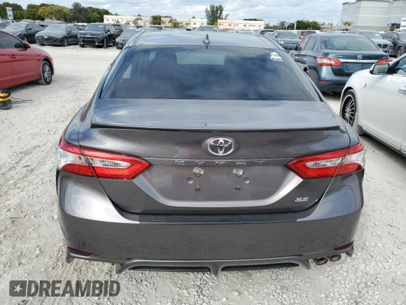 2020 Toyota Camry SE with VIN 4T1G11AK9LU947208, listed as a Copart auction lot 88977545 with 34,721 mi miles and Salvage Title. Bid and sale history available at carsss.com. Image 6.