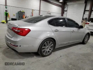 2014 Kia Cadenza Premium with VIN KNALN4D75E5138704, listed as a Copart auction lot 49497395 with 146,812 mi miles and Clean Title. Bid and sale history available at carsss.com. Image 3.