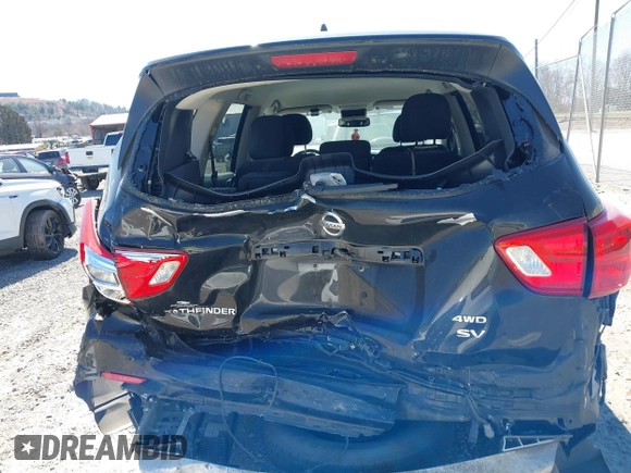 2019 Nissan Pathfinder SV z VIN 5N1DR2MMXKC578779, wystawiony jako IAAI lot #41767421 z przebiegiem 121 985 mil mil oraz . Historia ofert i sprzedaży dostępna na DreamBid. Obrazek 16.
