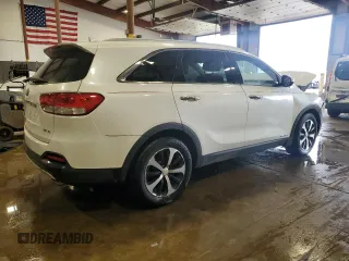 2018 Kia Sorento EX with VIN 5XYPHDA55JG395071, listed as a Copart auction lot 60261115 with 43,505 mi miles and Salvage title. Bid and sale history available at DreamBid. Image 3.