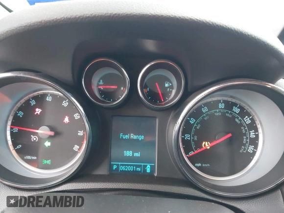 2016 Buick Encore with VIN KL4CJASB0GB658389, listed as a IAAI auction lot 41708711 with 62,001 mi miles and . Bid and sale history available at DreamBid. Image 7.