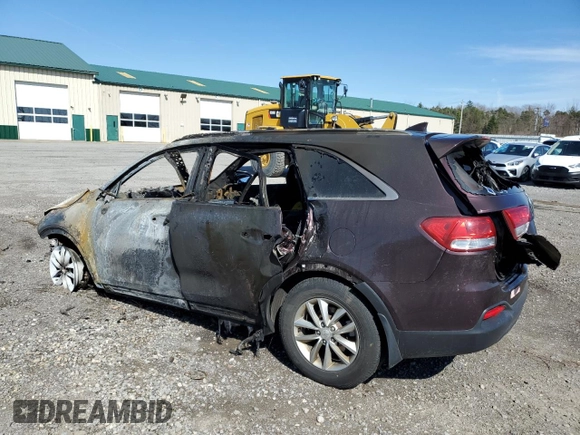 2016 Kia Sorento LX with VIN 5XYPGDA37GG058458, listed as a Copart auction lot 54210075 with Not Provided miles and Salvage Title. Bid and sale history available at DreamBid. Image 2.