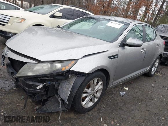 2013 Kia Optima LX with VIN 5XXGM4A72DG206656, listed as a IAAI auction lot 41514906 with 167,324 mi miles. Bid and sale history available at carsss.com. Image 2.