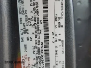 2014 Ford Escape SE with VIN 1FMCU9GX5EUB92312, listed as a Copart auction lot 53983105 with 116,902 mi miles and Clean Title. Bid and sale history available at carsss.com. Image 13.