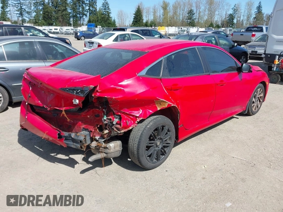 2016 Honda Civic Sedan EX with VIN 2HGFC2F82GH501246, listed as a IAAI auction lot 41970521 with 187,311 mi miles. Bid and sale history available at carsss.com. Image 4.