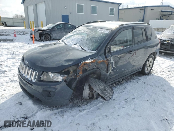 2015 Jeep Compass High Altitude Edition with VIN 1C4NJDEB1FD148051, listed as a Copart auction lot 45694585 with 117,149 mi miles and Salvage Title. Bid and sale history available at carsss.com. Image 1.