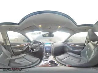 2014 Infiniti Q50 Hybrid Sport with VIN JN1AV7AR1EM702889, listed as a Copart auction lot 86633424 with 109,297 mi miles and Salvage Title. Bid and sale history available at carsss.com. Image 12.