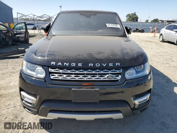 2016 Land Rover Range Rover Sport Dynamic with VIN SALWR2EF6GA556268, listed as a Copart auction lot 61157955 with 95,490 mi miles and Clean title. Bid and sale history available at DreamBid. Image 5.