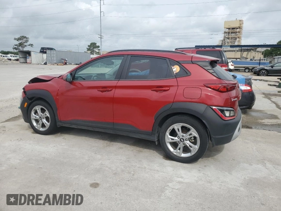 2023 Hyundai Kona SEL with VIN KM8K62AB8PU947837, listed as a Copart auction lot 54394245 with 32,401 mi miles and Salvage Title. Bid and sale history available at DreamBid. Image 2.