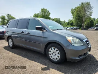 2007 Honda Odyssey LX z VIN 5FNRL38257B011710, wystawiony jako Copart lot #61163265 z przebiegiem 196 575 mil mil oraz Czysty tytuł • Clean title. Historia ofert i sprzedaży dostępna na DreamBid. Obrazek 4.