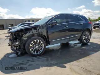 2019 Cadillac XT5 Luxury FWD with VIN 1GYKNCRS5KZ116898, listed as a Copart auction lot 57436045 with 60,650 mi miles and Salvage title. Bid and sale history available at DreamBid. Image 1.