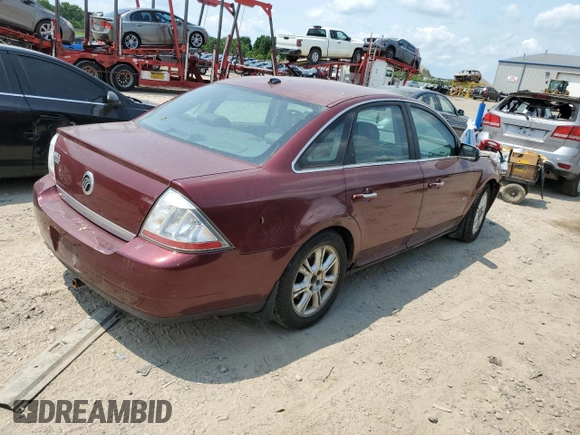 2008 Mercury Sable Premier with VIN 1MEHM42W48G601221, listed as a Copart auction lot 63015965 with 137,885 mi miles and Clean title. Bid and sale history available at DreamBid. Image 3.