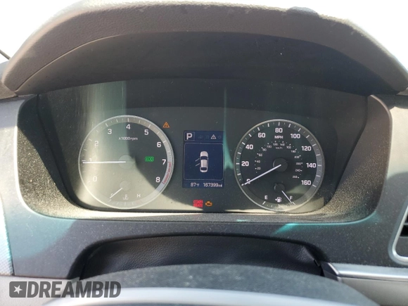 2016 Hyundai Sonata SE with VIN 5NPE24AF1GH294970, listed as a Copart auction lot 53002215 with 167,399 mi miles and Salvage Title. Bid and sale history available at DreamBid. Image 9.