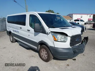2015 Ford Transit XL with VIN 1FBZX2ZM7FKA60105, listed as a IAAI auction lot 42278996 with 239,916 mi miles and . Bid and sale history available at DreamBid. Image 1.